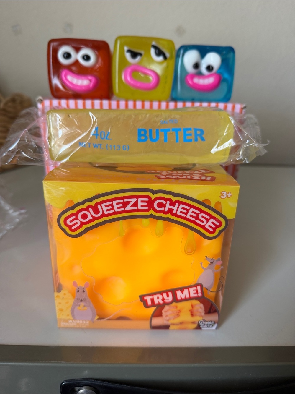 💙💛Giggle Cube Sugar Squishes!Coconut oil butter, Jumbo Cheese Please!💙💛 “Bundle”